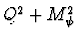 $Q^2+M_\psi^2$