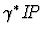 $\gamma^*I\hspace{-0.2em}P$