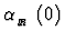 $\mbox{$\alpha_{_{I\hspace{-0.2em}R}}$ }(0)$