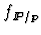 $f_{I\hspace{-0.2em}P/p}$