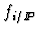 $f_{i/I\hspace{-0.2em}P}$