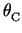 $\displaystyle \theta_{\mathrm C}^{}$