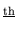 $\scriptstyle \underline{\rm {th}}$