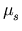$\displaystyle \mu_{s}^{}$