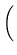 $\displaystyle \left(\vphantom{{1\over 2\pi}}\right.$