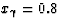 $x_{\gamma} = 0.8$