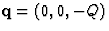 ${\bf q}=(0,0,-Q)$