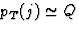 $p_T(j)\simeq Q$