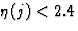 $\eta(j)<2.4$