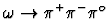$\omega\rightarrow \pi^+\pi^-\pi^o$