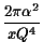 $\displaystyle {\frac{2\pi\alpha^2}{xQ^4}}$